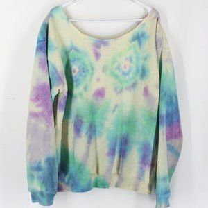 Exist Tie Dye Knit Sweatshirt